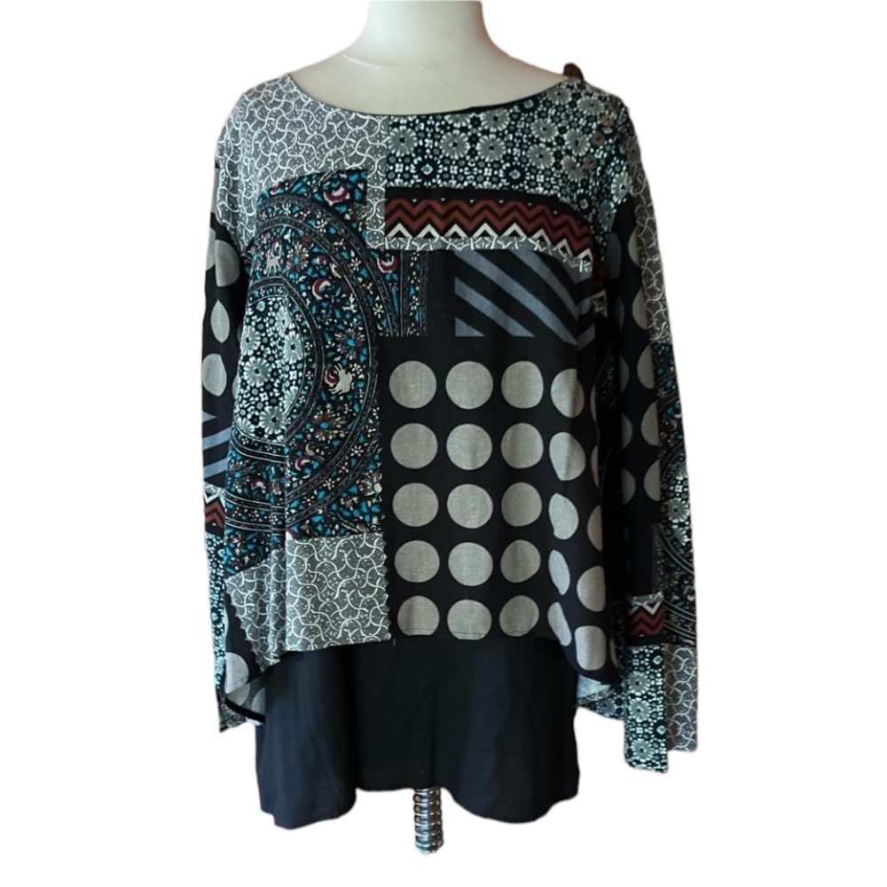 Gracila Multi-Print Cotton Top